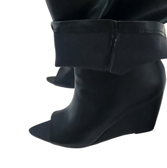 Liliana Peep Toe Knee High Boot - Picture 5 of 7